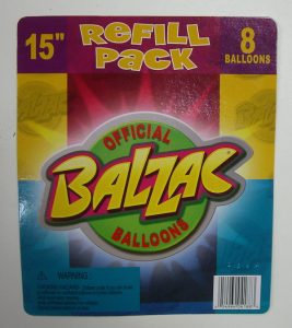 15” Balzac® Balloon Ball Refill Balloons – for Original, Giant and Sports Balzacs®